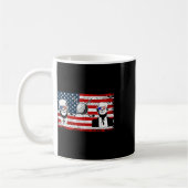 Mug Trump Biden Drapeau Élections américaines (Gauche)