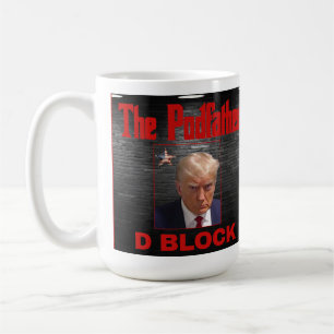 Mug Trump Booking Fulton County Jail, Le Parrain