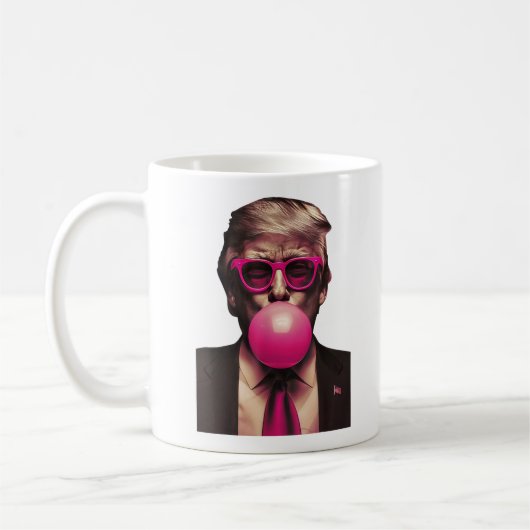 Mug Trump Bubble Gum, Trump Pour Le Président 2024 (Gauche)