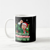 Mug Trump, ça commence à ressembler beaucoup à ce que (Gauche)