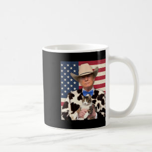 Mug Trump Cat Shirt Funny Cowboy Donald Trump 2024 Ame