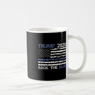 Mug Trump Ck Le Bleu Mince Ligne Bleue Police Soutien