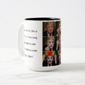 Mug Trump Clown Drôle (Devant gauche)