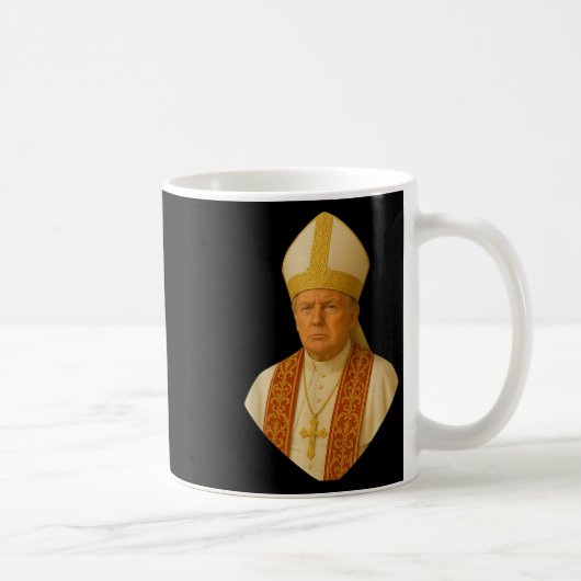 Mug Trump comme le pape Tee Meme drôle (Droite)