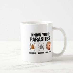 Mug Trump Connaissez Vos Parasites Tique de Cerf Tique