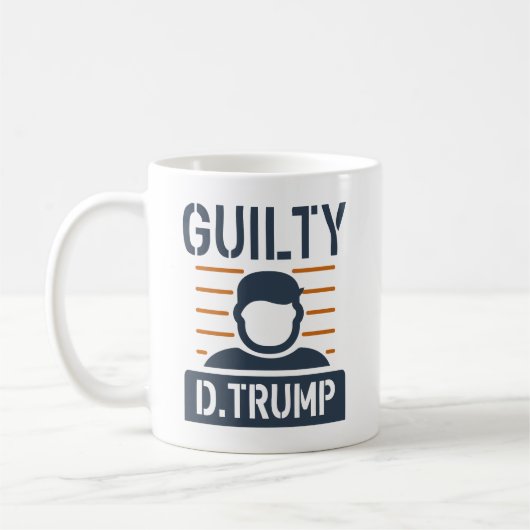 Mug Trump coupable (Gauche)