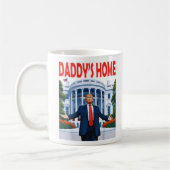 Mug Trump Daddys Accueil Maison Blanche Cadeau (Gauche)