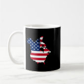Mug Trump Dit Oh Canada Map America (Gauche)