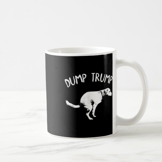 Mug Trump Dog Pooping Dump (Droite)