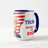 Mug Trump - Drapeau officieux d'une balle dans la boue (Devant droit)