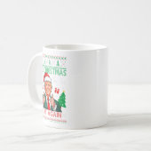 Mug Trump drôle laide de Noël rendre Noël super (Devant gauche)