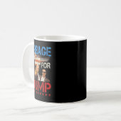 Mug Trump Élection 2024 Fière D'Être Des Ordures Vote  (Devant gauche)