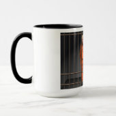 Mug Trump en prison Combo Mug, 15 oz (Gauche)