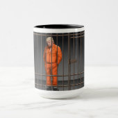 Mug Trump en prison Combo Mug, 15 oz (Centre)