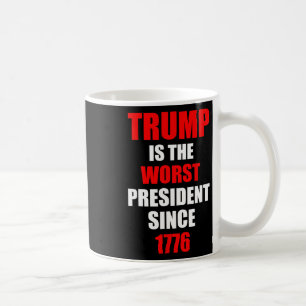 Mug Trump est le pire président depuis 1776