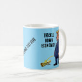 Mug Trump et l'économie à la traîne (Devant droit)