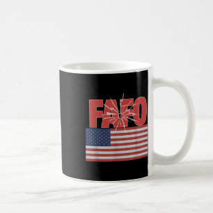Mug Trump Fafo, Drôle Fafo Trump American Flag