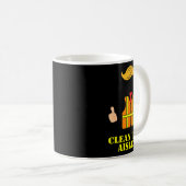 Mug Trump Garbage Man Safety Vest Clean Up On Aisle 46 (Devant droit)