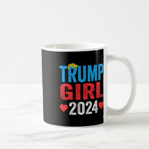 Mug Trump Girl 2024 Mignonne Trump Drapeau Femmes fill