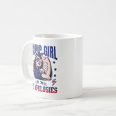 Mug Trump Girl Pas d'excuses Drôle Femmes Républicaine (Devant gauche)