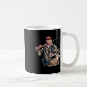 Mug Trump Hunting Deer (avant et arrière) Make Hunting