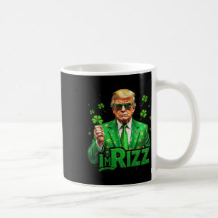 Mug Trump Je suis Rizz Jour de la Saint Patrick Lucky