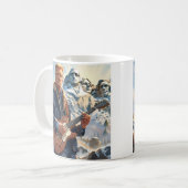 Mug Trump Jouant à la guitare électrique Mont Rushmore (Devant gauche)