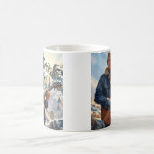 Mug Trump Jouant à la guitare électrique Mont Rushmore (Centre)