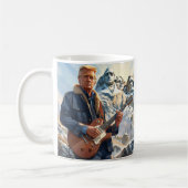 Mug Trump Jouant à la guitare électrique Mont Rushmore (Gauche)
