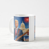 Mug Trump Jouant Basse Électrique US Capitol Fireworks (Devant gauche)