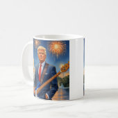 Mug Trump Jouant Basse Électrique US Capitol Fireworks (Devant gauche)