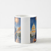Mug Trump Jouant Basse Électrique US Capitol Fireworks (Centre)