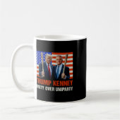 Mug Trump Kennedy Unity over Uniparty 2024 Funny Elect (Gauche)
