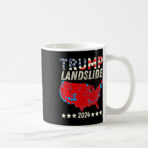 Mug Trump Landslide 2024 Carte électorale Trump Winner