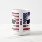 Mug Trump, le drapeau patriotique américain (Centre)