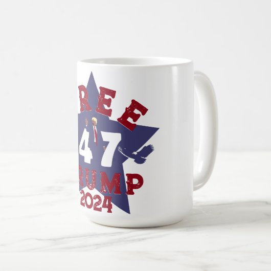 Mug Trump LIBRE (Devant droit)