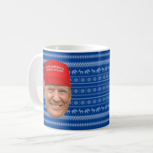 Mug TRUMP MAGA Noël (Devant gauche)