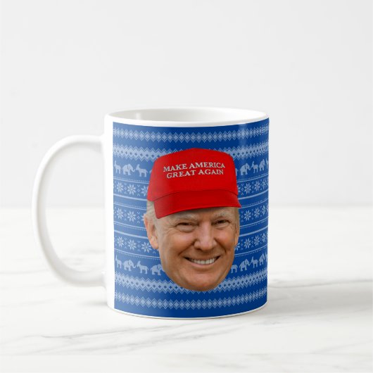 Mug TRUMP MAGA Noël (Gauche)