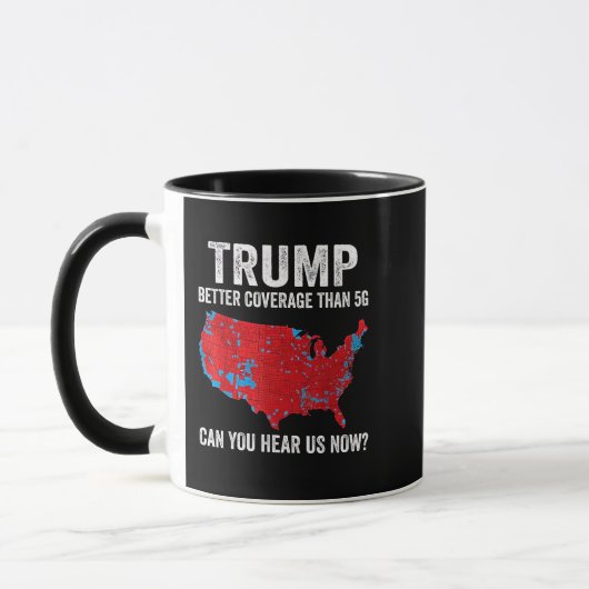 Mug Trump Meilleure Couverture Que 5G Pouvez-Vous Nous (Gauche)