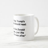 Mug Trump menté (Devant droit)