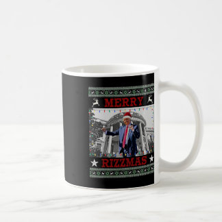 Mug Trump Merrry Rizzmas Drôle Humoristique Danse Trum