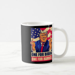 Mug Trump Middle Finger Biden Harris Amérique Républic
