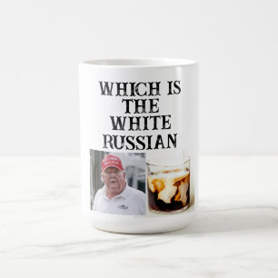 Mug Trump/Mug de café russe blanc