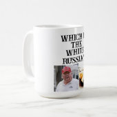 Mug Trump/Mug de café russe blanc (Devant gauche)