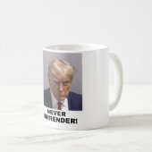 Mug Trump ne cédera jamais (Devant droit)