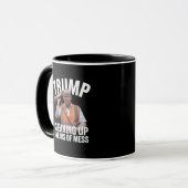 Mug Trump nettoie les poubelles pendant 4 ans (Devant gauche)