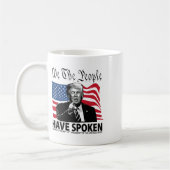 Mug Trump Nous, Le Peuple, Avons Parlé (Gauche)