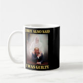 Mug Trump Pas Coupable Jésus Christ Patriot Priez Maga (Gauche)