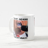 MUG TRUMP "PAS DE FASCISTE USA" CAFE (Devant gauche)