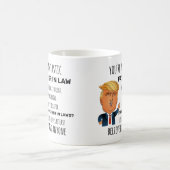 Mug Trump Père en droit, Fantastique papa Anniversaire (Centre)